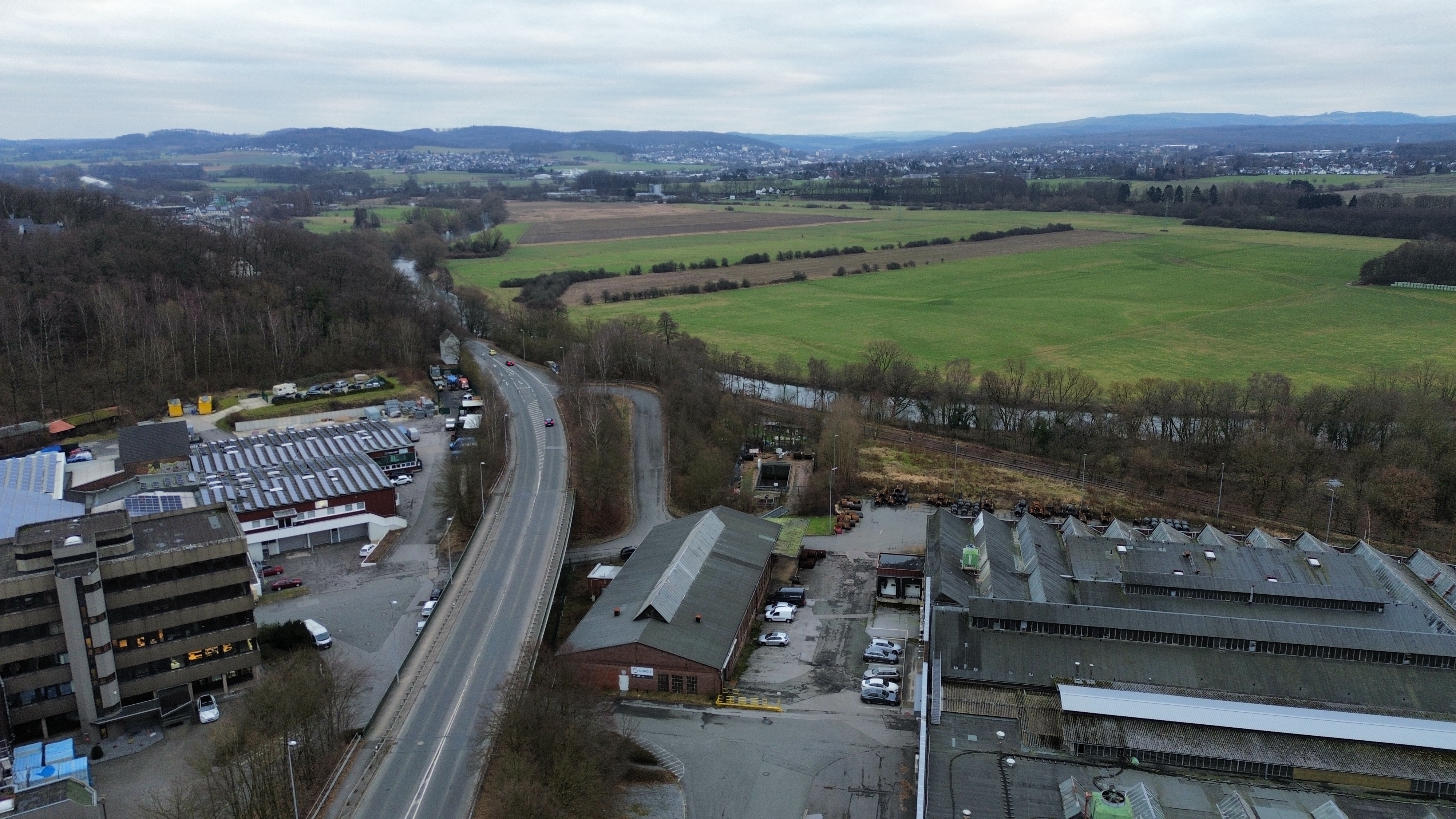 Gewerbegebiet Atlantik, Luftbild 1